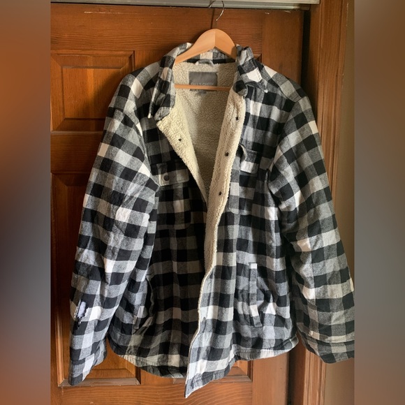Falls Creek Sherpa lined Flannel Jacket - Picture 1 of 3